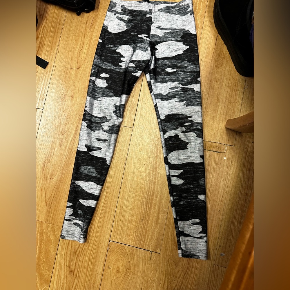 Girls Terez Leggings Black Camo